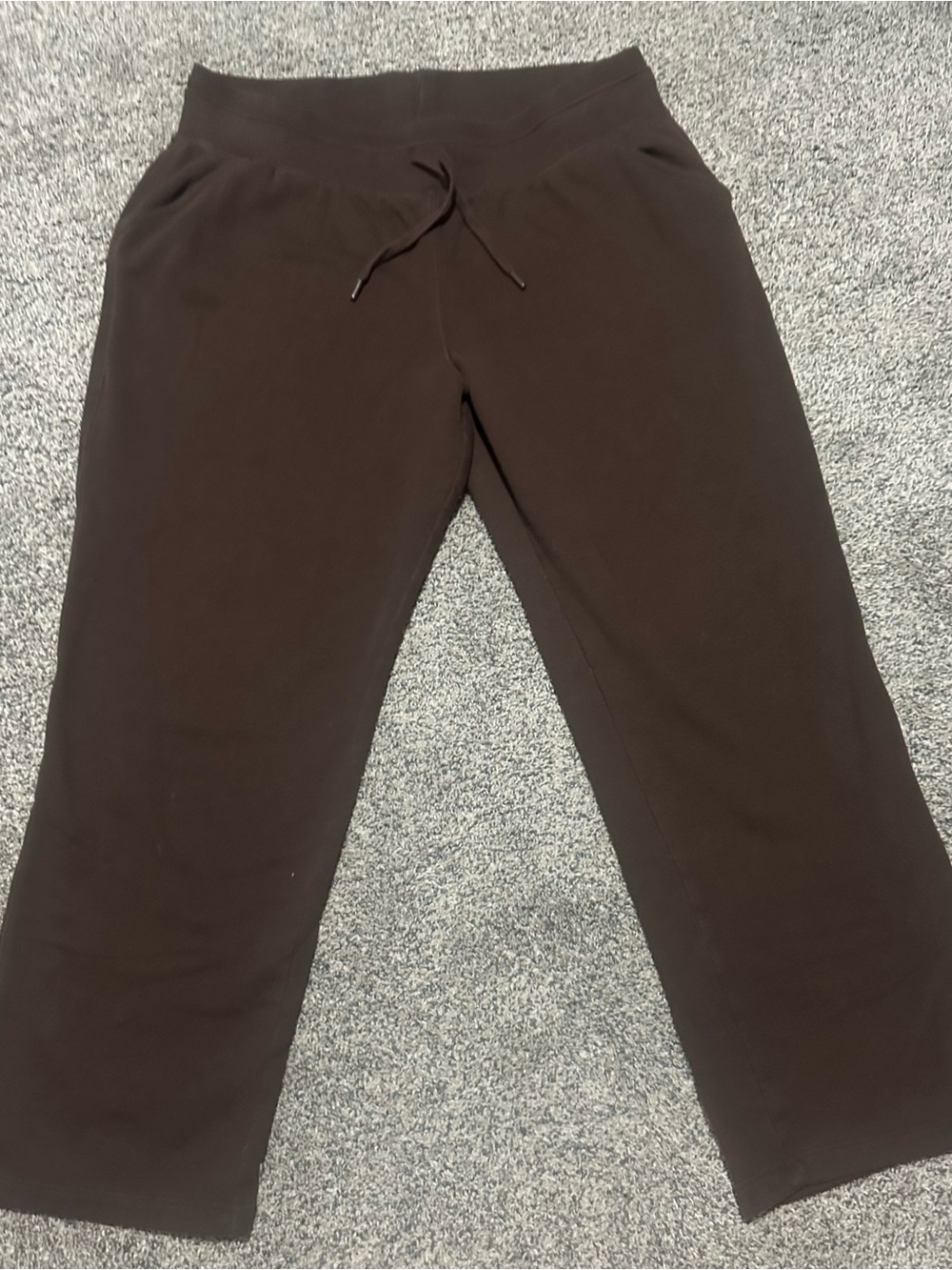Relaxed Drawstring Joggers - Dark Brown